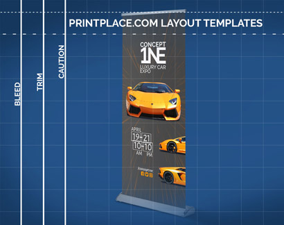 Deluxe Retractable Banner printing